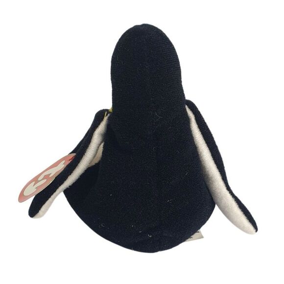 Vintage Ty WADDLE The Penguin Teenie Beanie Babies 5" Plush 1993 Stuffed Toy - Picture 5 of 8